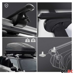 MINI COOPER COUNTRYMAN Roof Racks - Omac - Boldbar V1 - Black - '17-'22